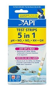 api 5 in 1 aquarium test strips