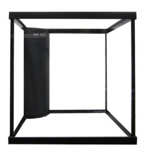 60 gallon cube reef ready framed aquarium with plumbing kit