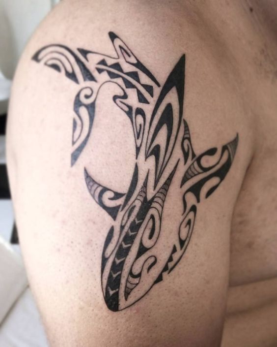 Shark Maori Tattoo