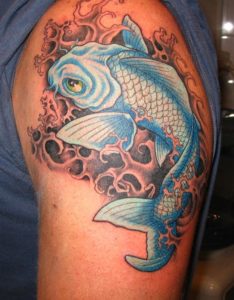 koi carp fish tattoo
